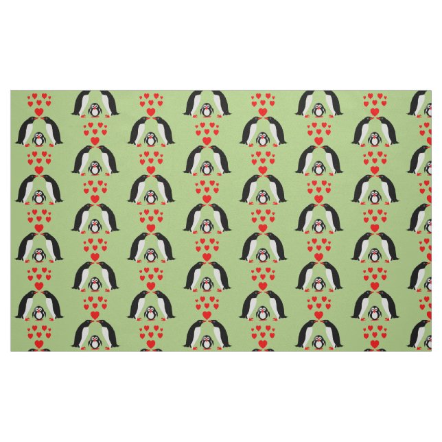 Pinguine Stoff (Fat Quarter (45,7 x 55,9 cm))