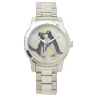 Pinguine Time for Kiss Oversified Silver Bracelet