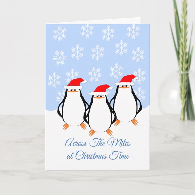 Pinguine über die Miles der Weihnachten (Vorderseite)