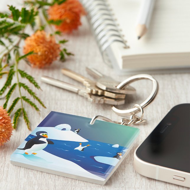 Pinguine und Eis Schlüsselanhänger (Von Creator hochgeladen)