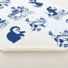 Pinguine, Wale und Dolphin Sherpadecke
