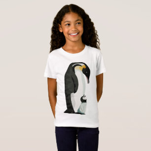 Pinguineltern und Küken Bindungskunst T-Shirt