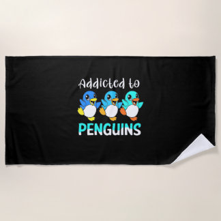 Pinguinen süchtig strandtuch