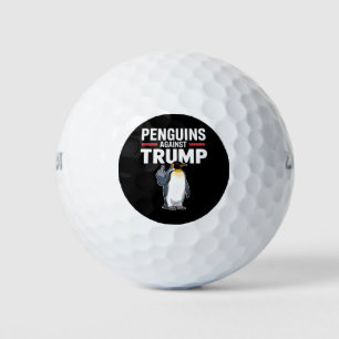 Pinguinflossen hoch Widerstehen Pinguine gegen Tru Golfball