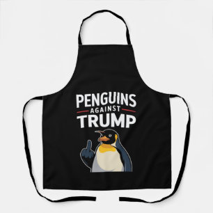 Pinguinflossen hoch Widerstehen Pinguinen gegen Tr Schürze