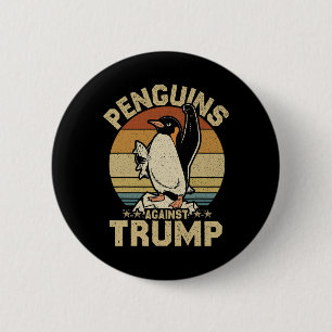 Pinguinflossen rauf wehren sich lustige Pinguine g Button