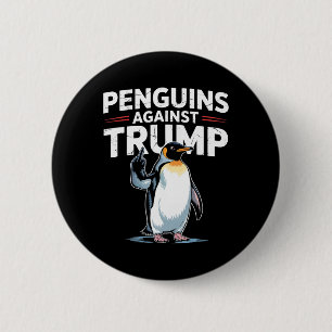 Pinguinflossen rauf wehren sich lustige Pinguine g Button