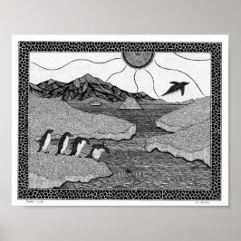 Pinguinflug Poster
