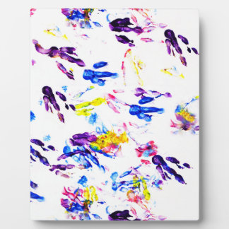 Pinguinfußspuren Fotoplatte