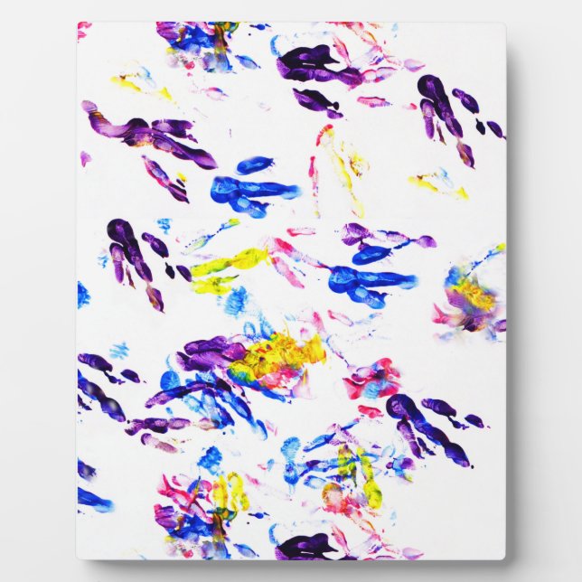 Pinguinfußspuren Fotoplatte (Vorderseite)