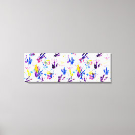 Pinguinfußspuren Leinwanddruck