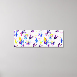 Pinguinfußspuren Leinwanddruck