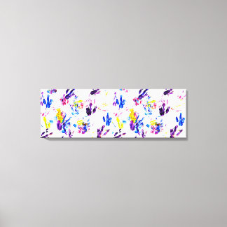 Pinguinfußspuren Leinwanddruck