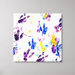 Pinguinfußspuren Leinwanddruck