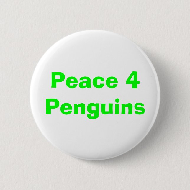 Pinguinknopf des Friedens4 Button (Vorderseite)