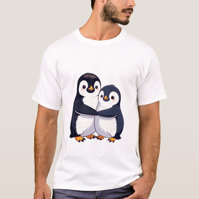 Pinguinliebe T-Shirt (Vorderseite)