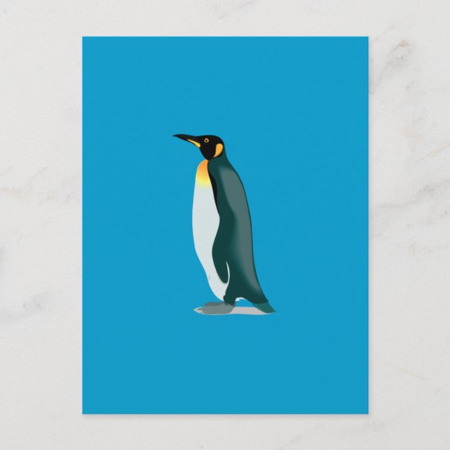 Pinguinlinux-Bild Postkarte (Vorderseite)
