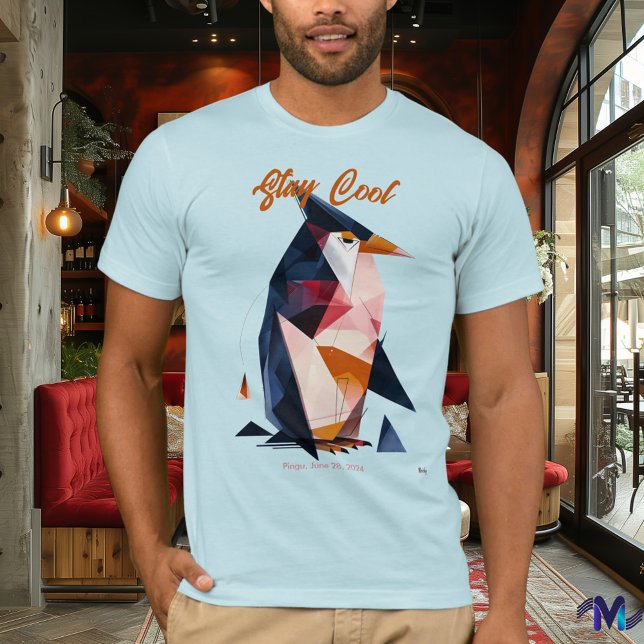 Pingüino Abstracto Moderno T-Shirt (Von Creator hochgeladen)