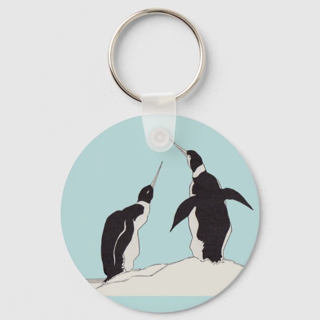 Pinguinpaar Schlüsselanhänger (Vorderseite)