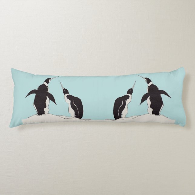Pinguinpaare Seitenschläferkissen (Vorderseite)