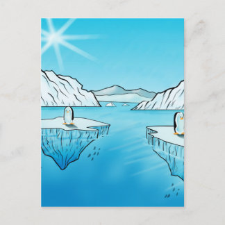 Pinguinprodukte Postkarte