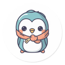 Pinguin's Delight Kawaii-Style Grafik