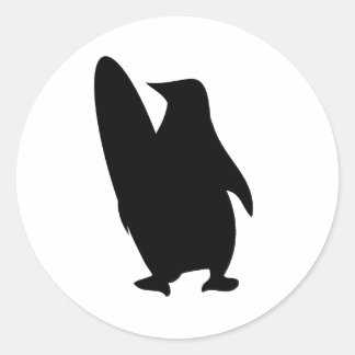 Pinguintastic Surf Aufkleber