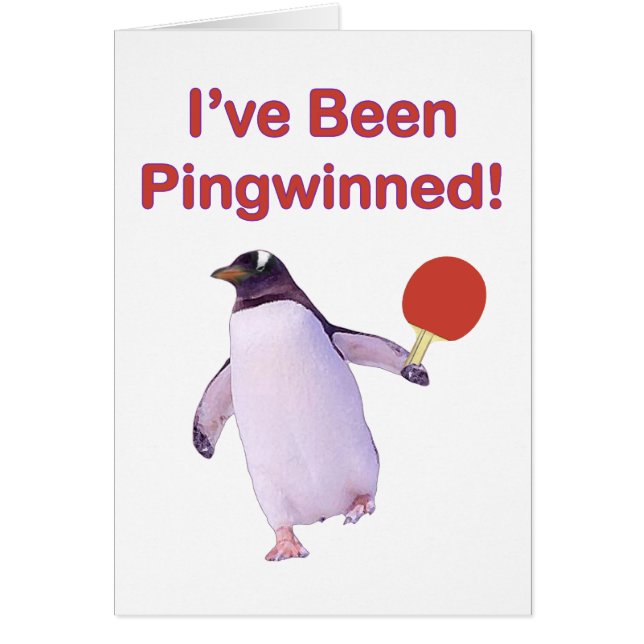 Pingwinned Pinguin-Klingeln Pong (Vorne)