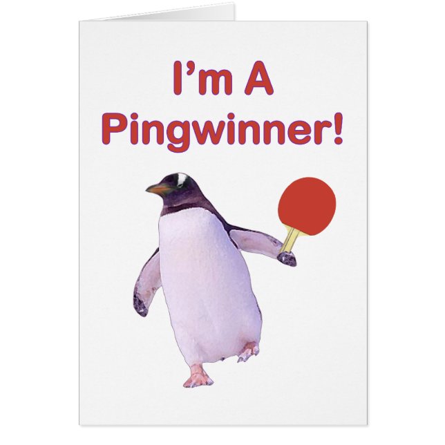 Pingwinner Pinguin-Klingeln Pong (Vorne)
