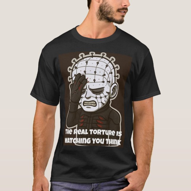 Pinhead Gesichtspalme T-Shirt (Vorderseite)