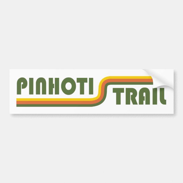 Pinhoti Trail Alabama Georgia Autoaufkleber (Vorne)