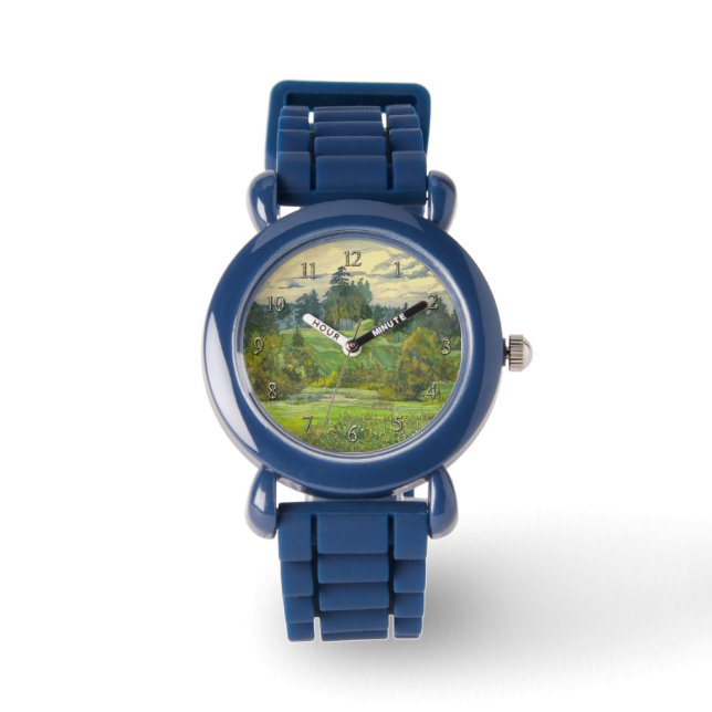 Pinien Armbanduhr (Vorderseite)