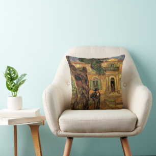 Pinien in Saint-Paul von Vincent van Gogh Kissen