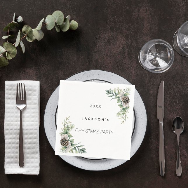 Pinienbäume für Weihnachtsgebäck aus Party Serviette (Von Creator hochgeladen)