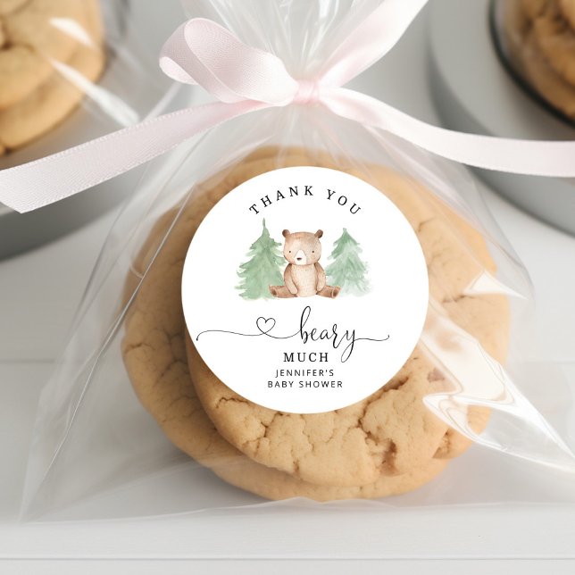 Pinienbäume Vielen Dank für Ihr Interesse Runder Aufkleber (Von Creator hochgeladen)