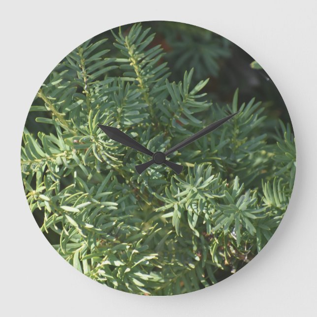 Pinienwald Große Wanduhr (Vorderseite)
