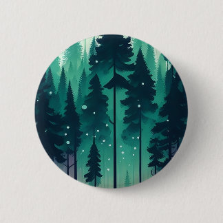 Pinienwald-Landschaft Button