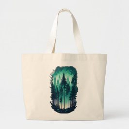 Pinienwald Landschaft Jumbo Tasche