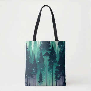 Pinienwald-Landschaft Tasche