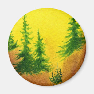 Pinienwald Magnet