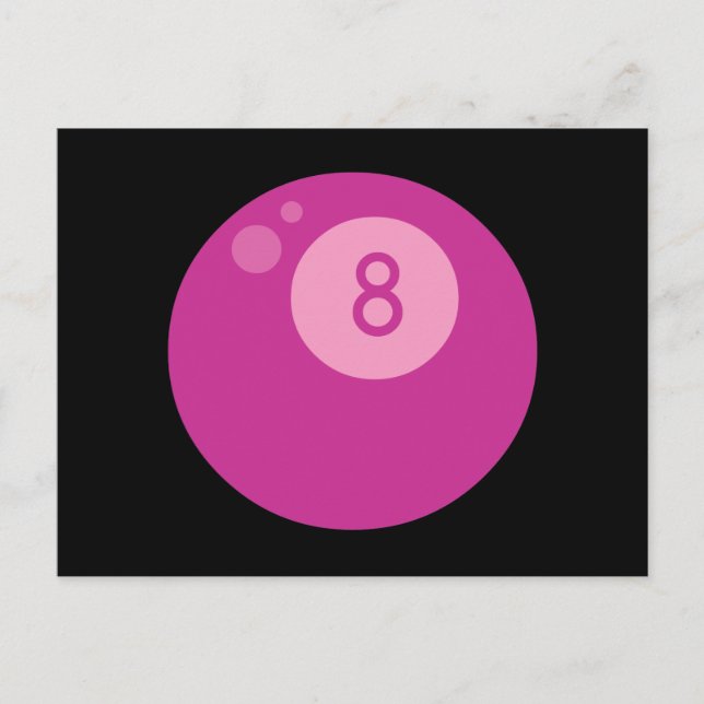 Pink8ball Postkarte (Vorderseite)