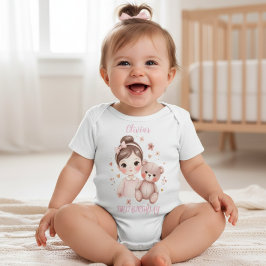 Pink 2nd Bear Birthday Girl Toddler T-shirt