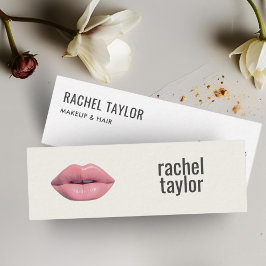 Pink 3D-Hot-Makeup-Visitenkarte Mini Visitenkarte