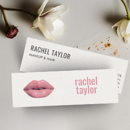 Pink 3D-Hot-Makeup-Visitenkarte Mini Visitenkarte