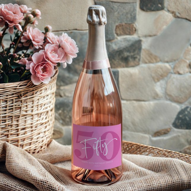 Pink 50. 50. Geburtstagsparty Geschenk (Von Creator hochgeladen)
