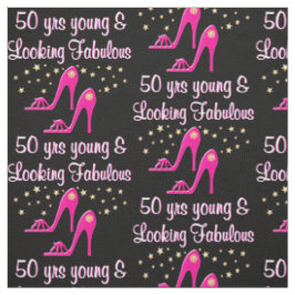 PINK 50 JAHRE JUNG UND FABULOS STOFF