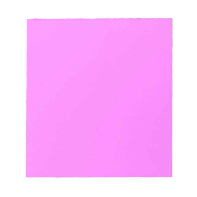 Pink 5.5" x 6" Notepad - 40 Seiten Notizblock (Vorderseite)