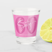 Pink 60 60. 60. Geburtstagsparty Geschenk