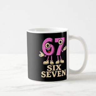 Pink 67 Six Seven 6-7 - Lustiges italienisches Bra Kaffeetasse
