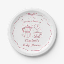 Pink A Baby Is Brewing Coffee